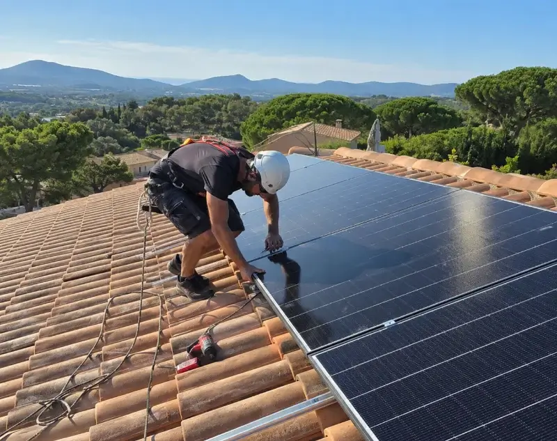 Installateur panneaux solaires Sainte-Gemme-la-Plaine — pose photovoltaïque sur toiture